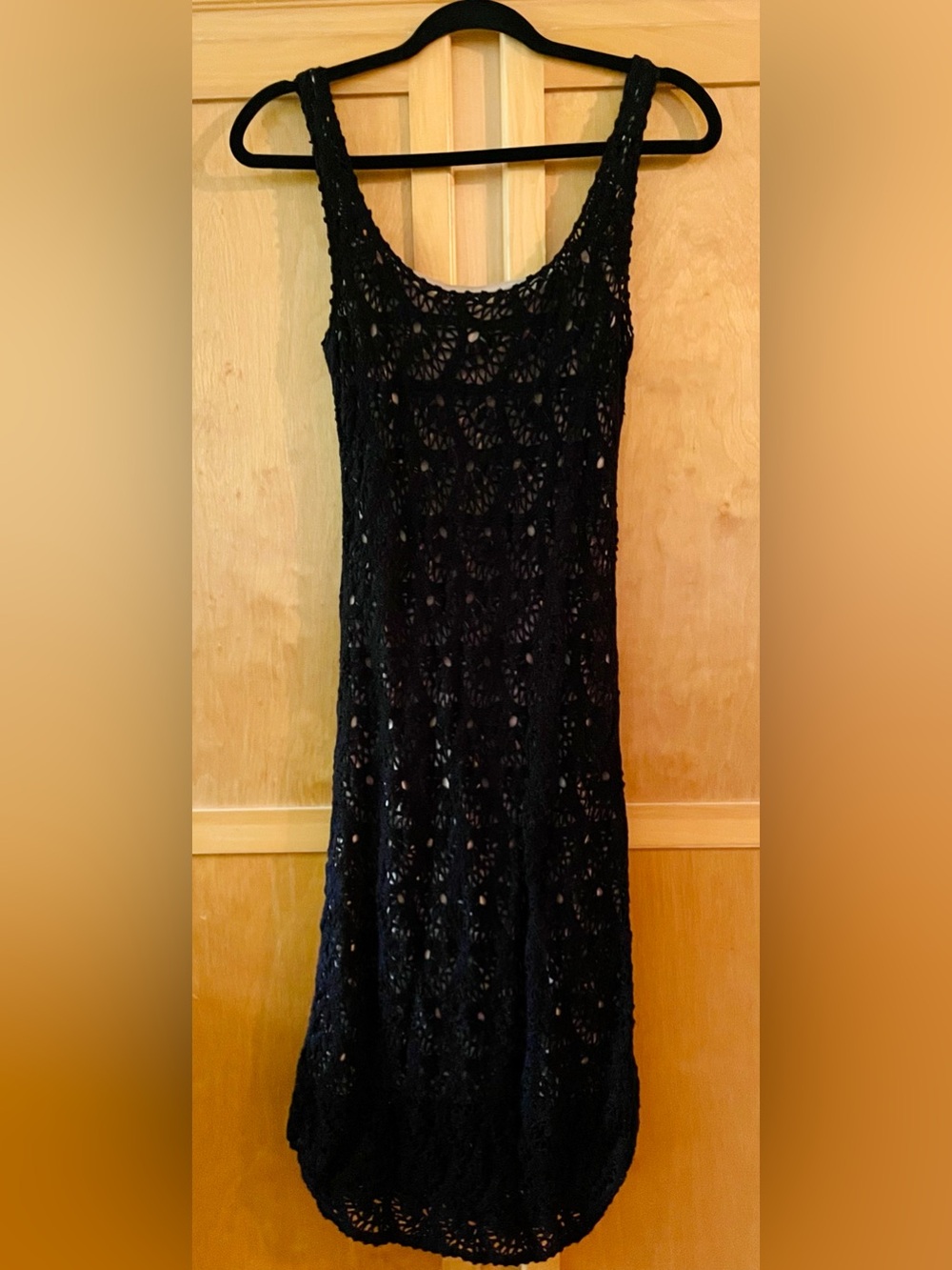 Laundry by Shelli Segal Crochet Slip Dress